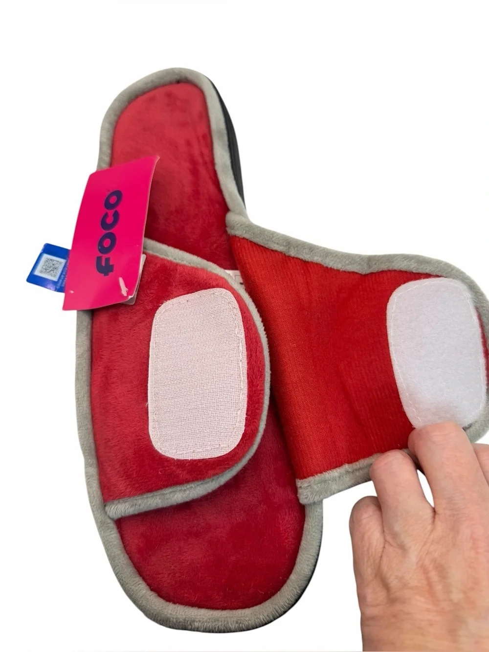 Alabama Crimson 'A' Red Slide Slippers